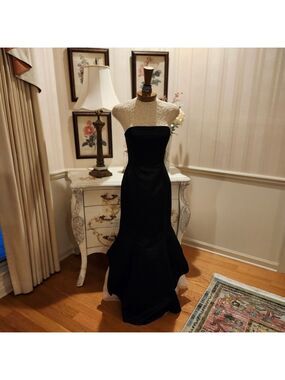 Jessica McClintock Gunne Sax B&W Vintage Y2K  Prom Evening Gown 5/6